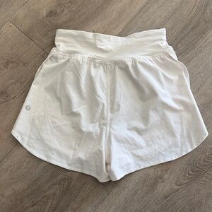 Fast & Free White Athletic Shorts